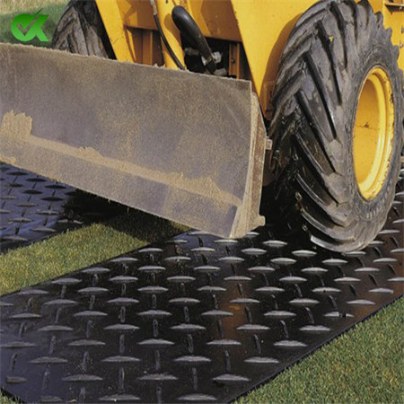 UHMWPE Black Ground Protection Mats Heavy Duty Wear-resistant China