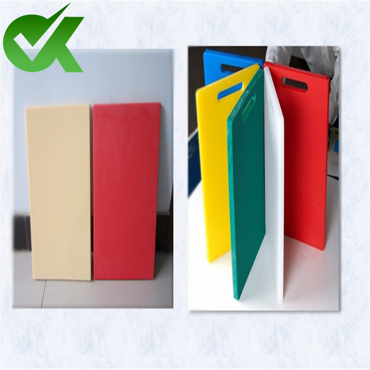 Factory plastic color coded hdpe cutting boards