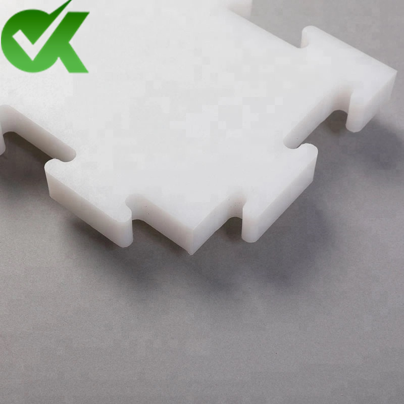 White self-lubricating plastic UHMWPE artificial synthetic ice tiles 4×4