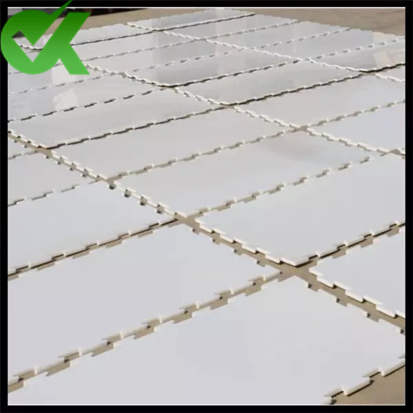UHMWPE artificial synthetic ice tiles 4×4 can be used in home backyard