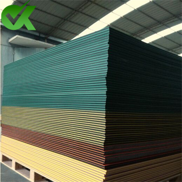 Multi-color durable HDPE two-color board